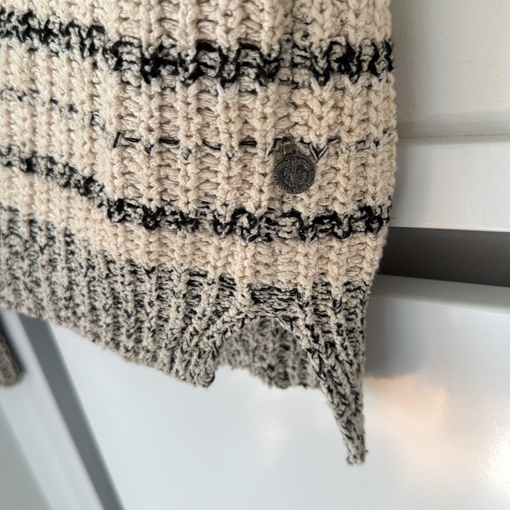 Black and white striped cozy Scotch & Soda sweater - Picture 4 of 7